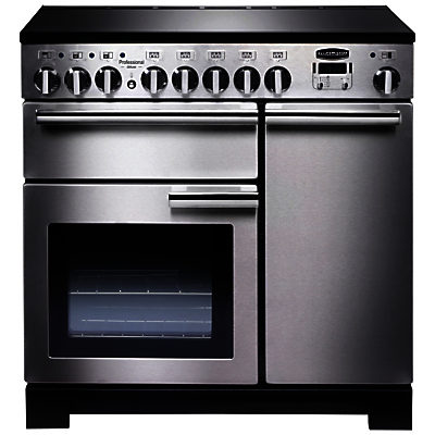 Rangemaster Professional Deluxe 90 Induction Hob Range Cooker Stainless Steel Rangemaster Professional Deluxe 90 Induction Hob Range Cooker Stainless Steel
